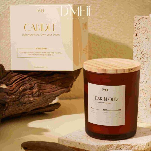 nến thơm hương gỗ